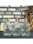 3\\\'lü 100 ml Şeffaf Cam Şişe Vazo Mantar Tıpalı 2