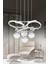 9278-50 Kr 4 Toplu Krom Led Avize(Beyaz Işık -Sarı Işık - Gün Işığı) 1