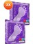 Foot Works Lavanta Kokulu Nemlendirici ve Rahatlatıcı Ayak Çorabı İkili Set 2