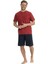 U.s Polo Assn. 12040 Erkek Çeyizlik 5'li Sabahlıklı Pijama Takım-Bordo 3