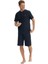 U.s Polo Assn. 12040 Erkek Çeyizlik 5'li Sabahlıklı Pijama Takım-Lacivert 4