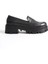Kadın Kalın Taban Deri Loafer Siyah - MCGVND1013 - S 4