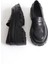 Kadın Kalın Taban Deri Loafer Siyah - MCGVND1013 - S 5