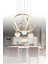 1688-50 Sr 4 Toplu Gold Led Avize(Beyaz Işık -Sarı Işık - Gün Işığı) 1