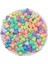 25gr 10mm Pastel Karışık Renkli Plastik Kalp Model Boncuk ,takı Yapım Boncuğu (25gr,~60 Adet) 1