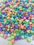 25gr 10mm Pastel Karışık Renkli Plastik Kalp Model Boncuk ,takı Yapım Boncuğu (25gr,~60 Adet) 2