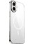 Apple iPhone 16 Plus Kılıf Magsafe Şarj Özellikli Şeffaf Cam Arka Yüzey Zore G-Glass Kapak-Şeffaf 3