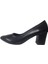 Shoes Kadın Siyah Kısa Topuklu Abiye Ayakkabı NRVNA662-79 3