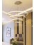 Alex Modern Tasarım eskitme gold 4lü LED Avize 1