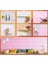 Kendinden Yapışkanlı 3D Duvar Kağıdı Paneli 70X38 cm Pembe 3