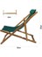 Ahşap Katlanabilir Taşınır Şezlong. Plaj, Bahçe, Teras, Balkon Şezlongu. 3 Lü Set (Krem) 4