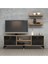 Mobilya 138 cm TV Ünitesi Çam ve Mermer Desenli Modern Tasarım Oturma Odası Mobilyası 2
