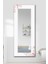 Floral Dekoratif Boy Aynası MDF Çerçeve ile 150x60 cm Modern Tasarım 2