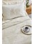 Bedding Belinda Çift Kişilik Müslin Pike Yatak Örtüsü Takımı - Vizon 2