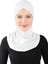Çapraz Hijab - St 232 Beyaz 1