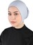 Çeneli Hijab Bone - St 110 Açık Gri 1