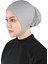 Çeneli Hijab Bone - St 110 Koyu Gri 2