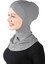 Çapraz Hijab - St 232 Koyu Gri 2