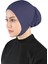 Çeneli Hijab Bone - St 110 Lacivert 2