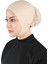 Çeneli Hijab Bone - St 110 Açık Bej 2