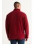 Erkek Bordo Anti-pilling Tüylenme Yapmayan Isı Koruyan Standart Fit Dik Yaka Polar Sweatshirt 6