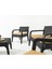 Lüx Latte 4 Kişilik Sehpalı Gri Minderli Raddan Oturma Grubu Ergonomik 2+1+1 Bahçe Balkon Teras Çay Seti 6