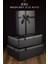 Siyah XXL 3'lü Hediye Kutusu Seti 44x34x15 41x31x13 35x27x12 Gümüş Simli Kurdele 1
