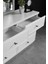 Focus Modern Aynalı Şifonyer MDF Malzeme ile 135 cm Genişlikte 6 Çekmeceli Beyaz 4