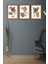 No 77 Decor 3 Parça Bohem Tarzı Sanatsal Ahşap Çerçeve Görünümlü Tablo Seti 4