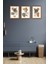 No 77 Decor 3 Parça Bohem Tarzı Sanatsal Ahşap Çerçeve Görünümlü Tablo Seti 5