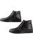 Erkek Hakiki Deri İçi Kürklü Fermuarlı Bağcıklı Bot SİYAH 2