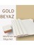 Ambalaj Kağıdı Paketleme Kağıdı Çeyiz Paketleme Kağıdı Ambalaj Kağıt 50X70 cm 10 Adet Gold-Beyaz Hediye Paketi 2