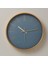 Albert 29,5cm Duvar Saati Mavi-Gold 1