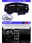 Peugeot 307 2001-2008 Model Için Torpido Koruma Halısı Siyah Renk Mavi Kenar 1