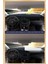 Peugeot 307 2001-2008 Model Için Torpido Koruma Halısı Siyah Renk Mavi Kenar 4