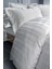 Bedding Shelly Çift Kişilik Bambu Saten Nevresim Takımı - Gri 3