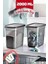 PP Plastik Saklama Kabı 2 Litre BPA İçermez Darbeye Dayanıklı 16x11,5x16,5 cm 2'li Paket 1