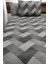 Zikzak Gri 4 Parça Lastikli Çarşaflı Tek Kişilik (100X200 Cm) Nevresim Takımı 2