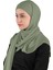 Hijablı Şifon Şal - St 100 Haki 3