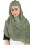 Hijablı Şifon Şal - St 100 Haki 5