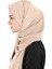 Sandy Bant Şifon Şal - St 600 Açık Vizon 4