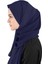Sandy Bant Şifon Şal - St 600 Lacivert 4
