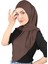 Micro Scarfs Hijab - St 208 Açık Kahve 2