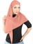 Boneli Şifon Oval Eşarp - St 103 Somon 1