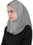 Mary Sandy Şifon Şal - St 550 Koyu Gri 2