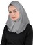 Mary Sandy Şifon Şal - St 550 Koyu Gri 3