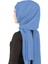 Boneli Şifon Şal - St 136 Kot Mavisi 4