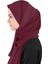 Sandy Bant Şifon Şal - St 600 Bordo 4