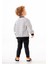 Mini Kids – Tiny Siyah/beyaz Puantiyeli, %100 Pamuk Iki Iplik, Bisiklet Yaka Çocuk Sweatshirt 3