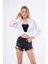 Kadın Oversize Uzun Basic Gömlek 8
